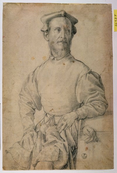 Portrait of Jacopo Pontormo (1497-1557) by Agnolo Bronzino